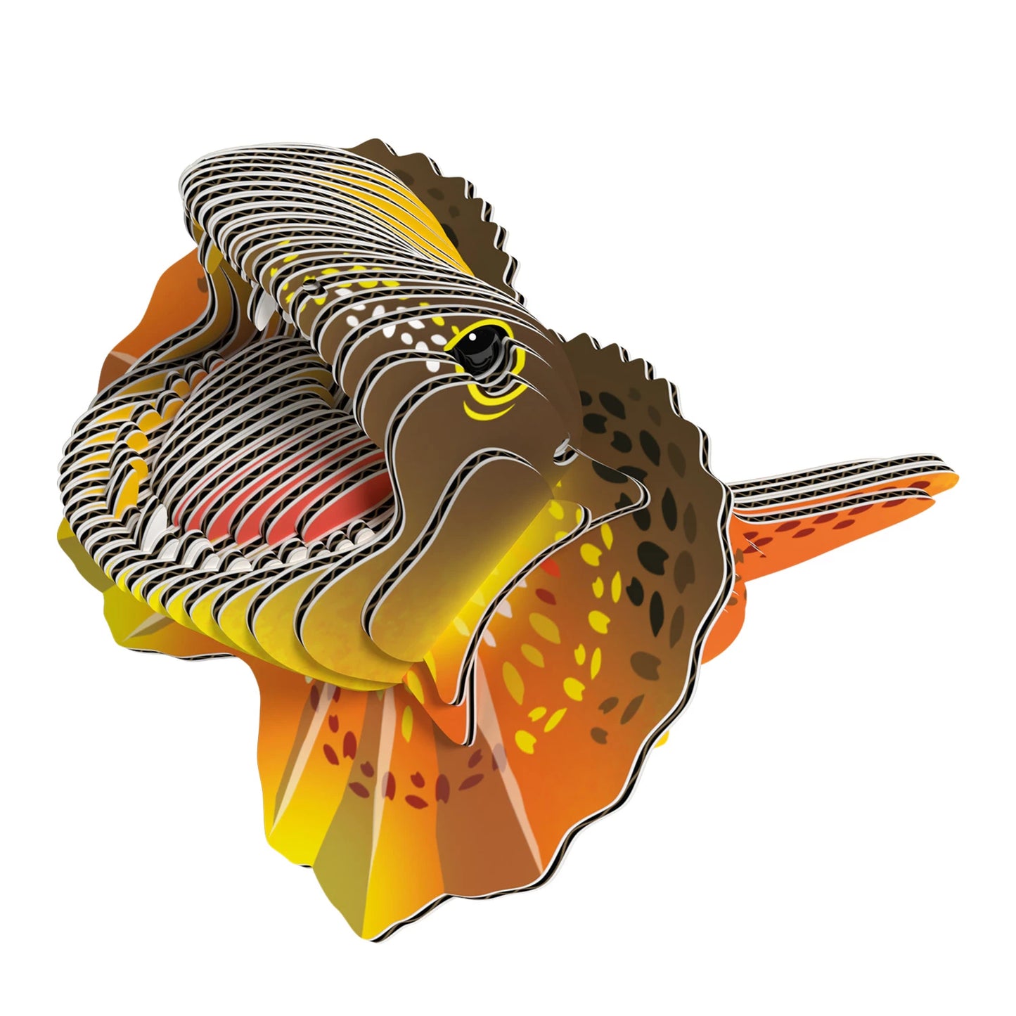 BASTELSET 3D EIDECHSE MIT KRAUSE