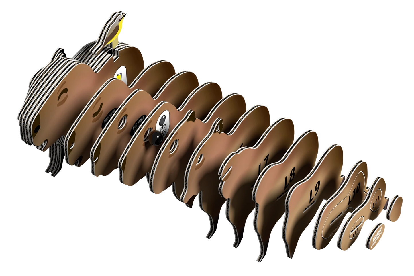 BASTELSET 3D KAPIBARA