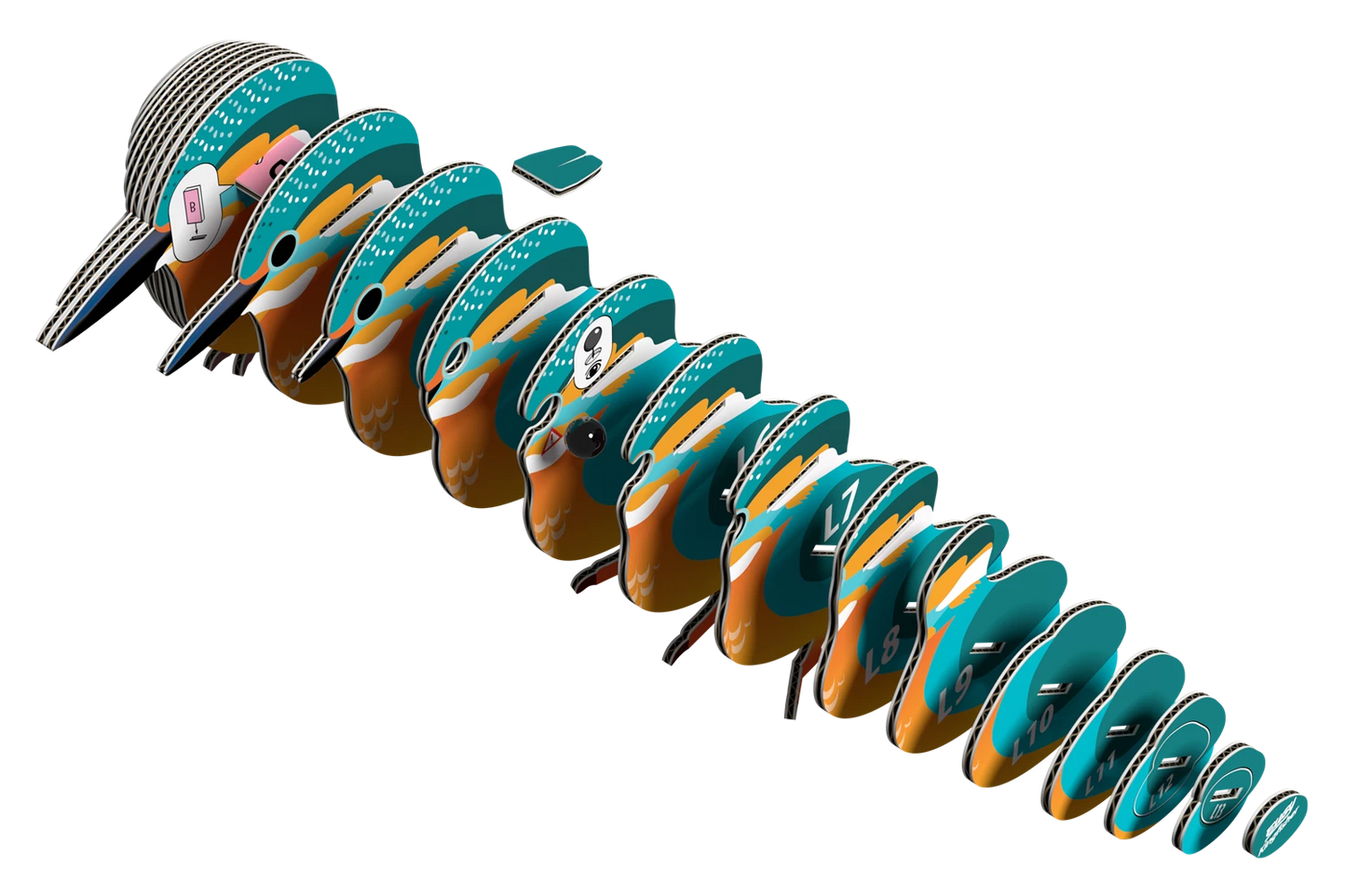 3D-BASTELSET EISVOGEL