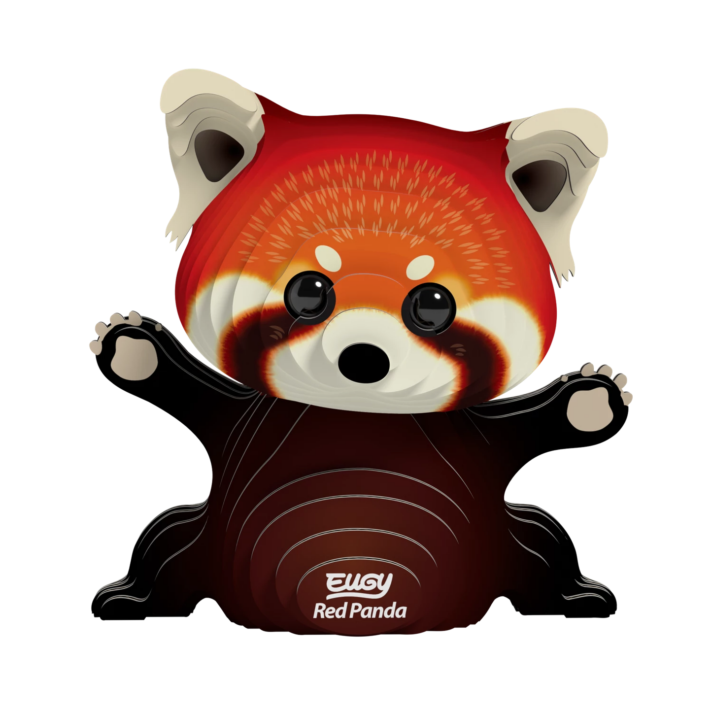 3D-BASTELSET ROTER PANDA