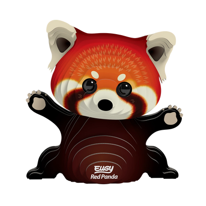 3D-BASTELSET ROTER PANDA
