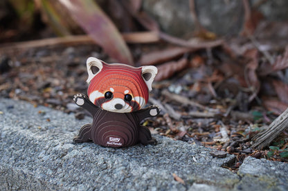 3D-BASTELSET ROTER PANDA