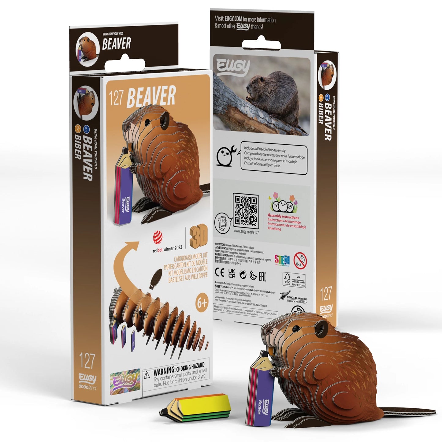 3D-BASTELSET BIBER