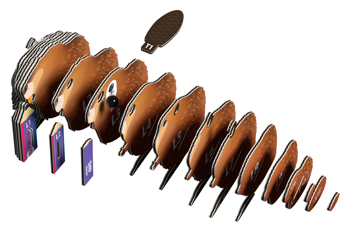 3D-BASTELSET BIBER