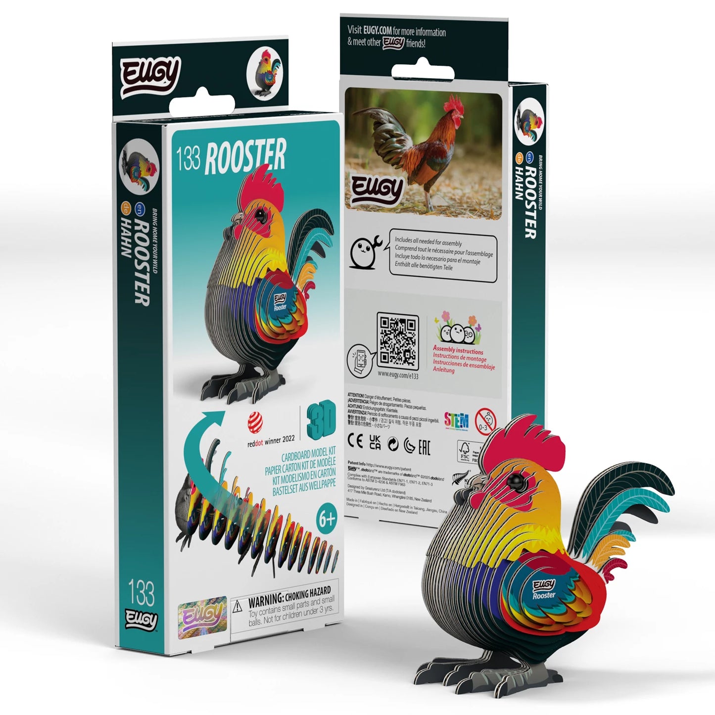 BASTELSET 3D HAHN