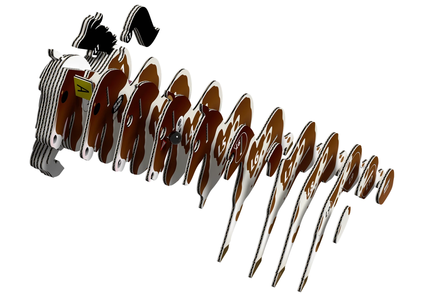 3D-PFERDE-BAUSATZ