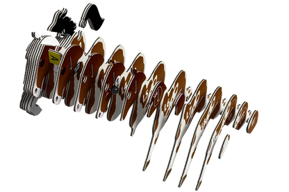 3D-PFERDE-BAUSATZ
