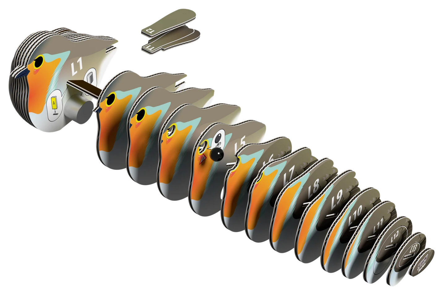 BASTELSET 3D ROBIN