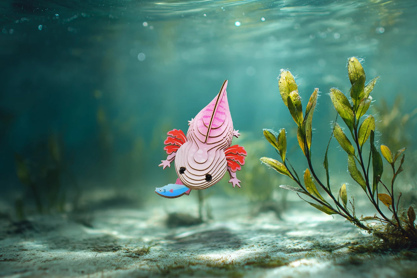 3D-BASTELSET AXOLOTL