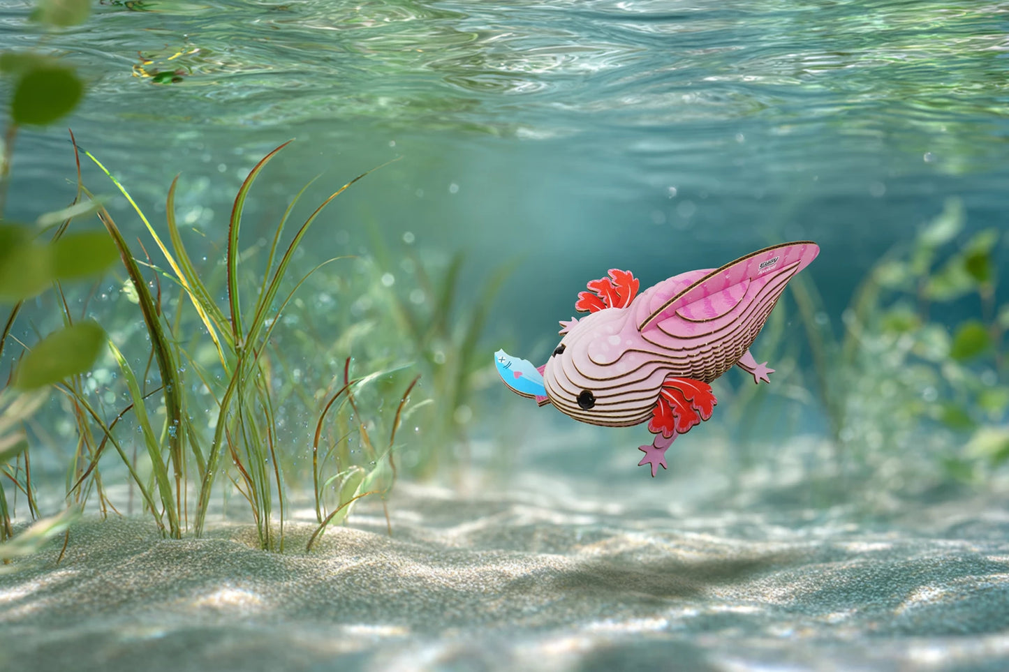 3D-BASTELSET AXOLOTL