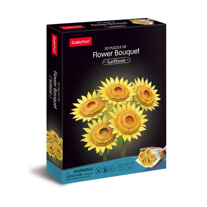 PUZZLE 3D BOUQUET DE TOURNESOLS 209 PIÈCES