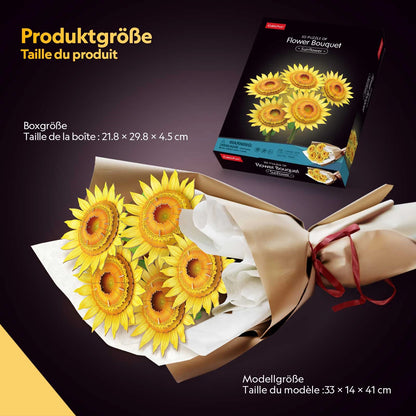 PUZZLE 3D BOUQUET DE TOURNESOLS 209 PIÈCES