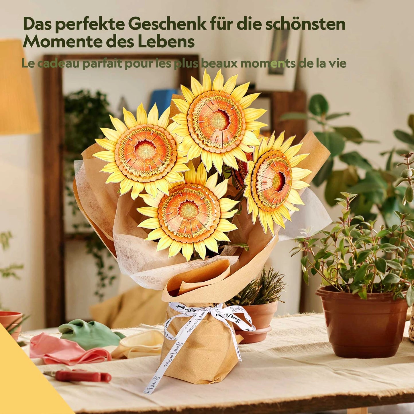 PUZZLE 3D BOUQUET DE TOURNESOLS 209 PIÈCES
