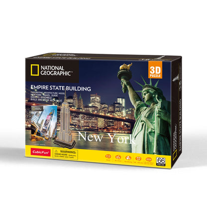 PUZZLE 3D EMPIRE STATE BUILDING 66 PIÈCES