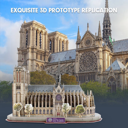 PUZZLE 3D NOTRE DAME DE PARIS 128 PIÈCES