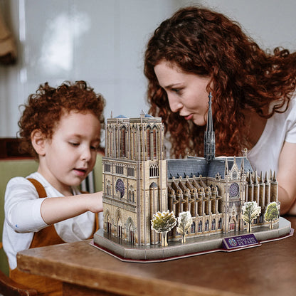 PUZZLE 3D NOTRE DAME DE PARIS 128 PIÈCES