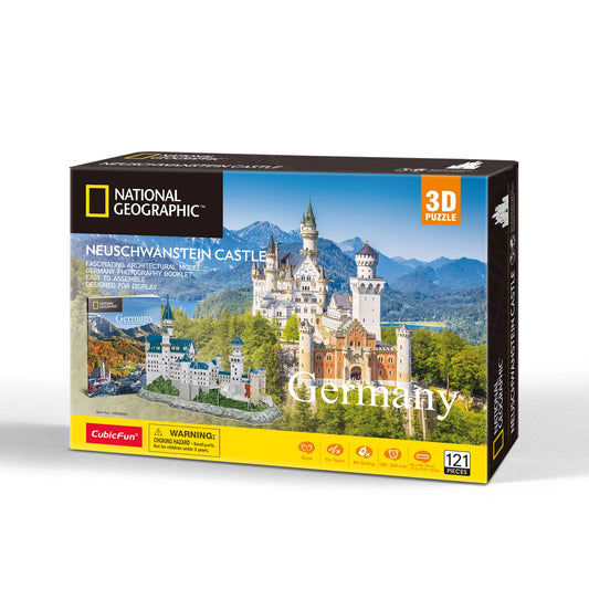 PUZZLE 3D CHÂTEAU DE NEUSCHWANSTEIN, 121 PIÈCES