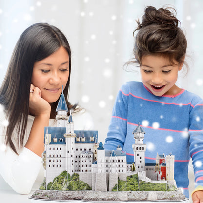 PUZZLE 3D CHÂTEAU DE NEUSCHWANSTEIN, 121 PIÈCES