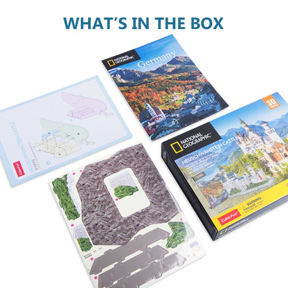 PUZZLE 3D CHÂTEAU DE NEUSCHWANSTEIN, 121 PIÈCES