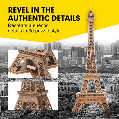 PUZZLE 3D DE LA TOUR EIFFEL, 80 PIÈCES