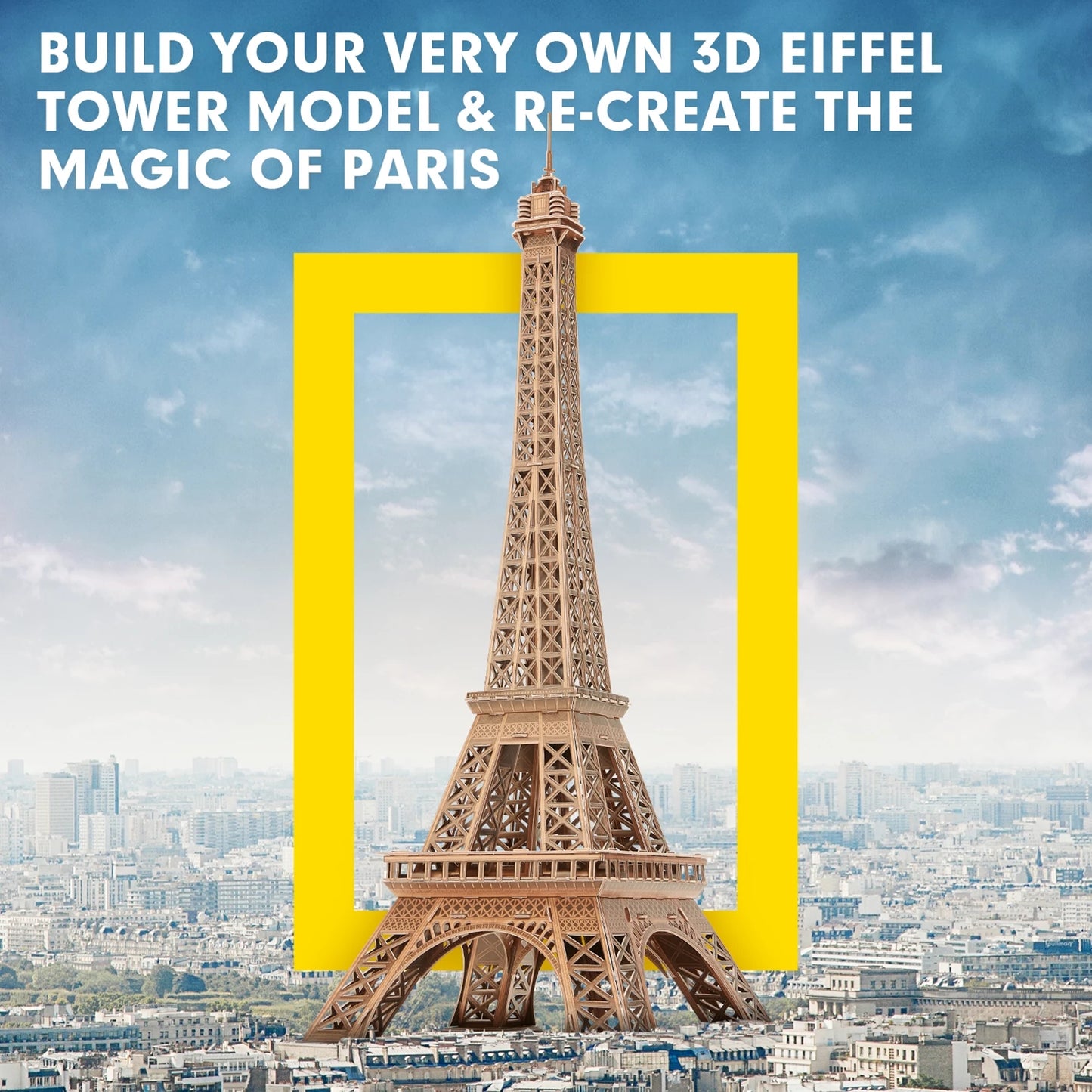 PUZZLE 3D DE LA TOUR EIFFEL, 80 PIÈCES