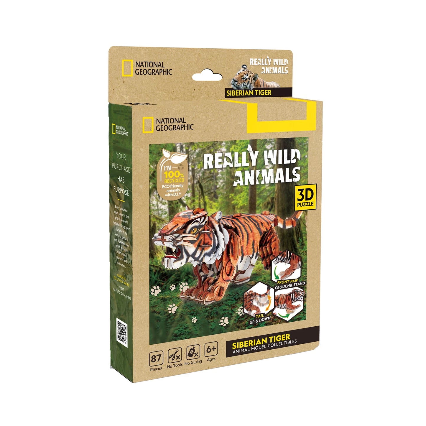 PUZZLE 3D TIGRE 87 PIÈCES