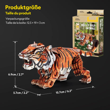 PUZZLE 3D TIGRE 87 PIÈCES