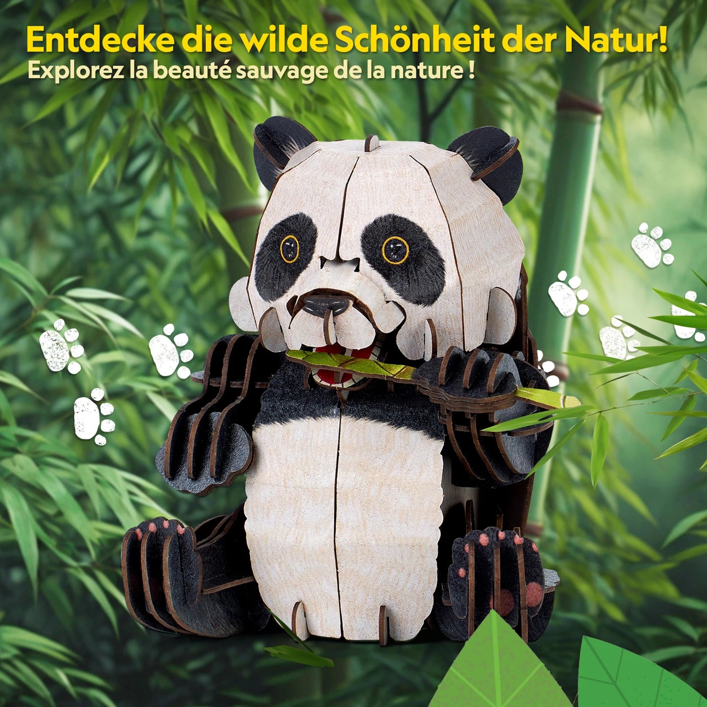 PUZZLE 3D PANDA 55 PIÈCES