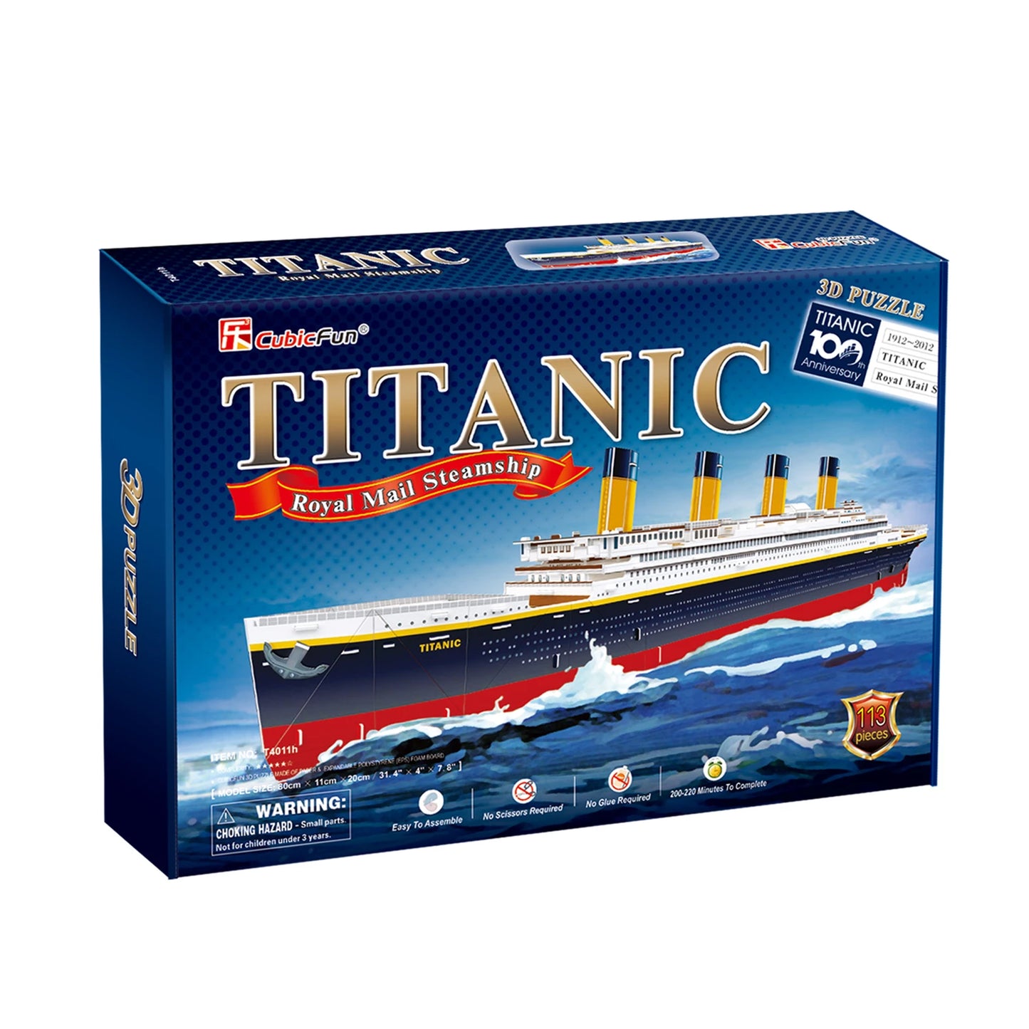 PUZZLE 3D TITANIC 113 PIÈCES