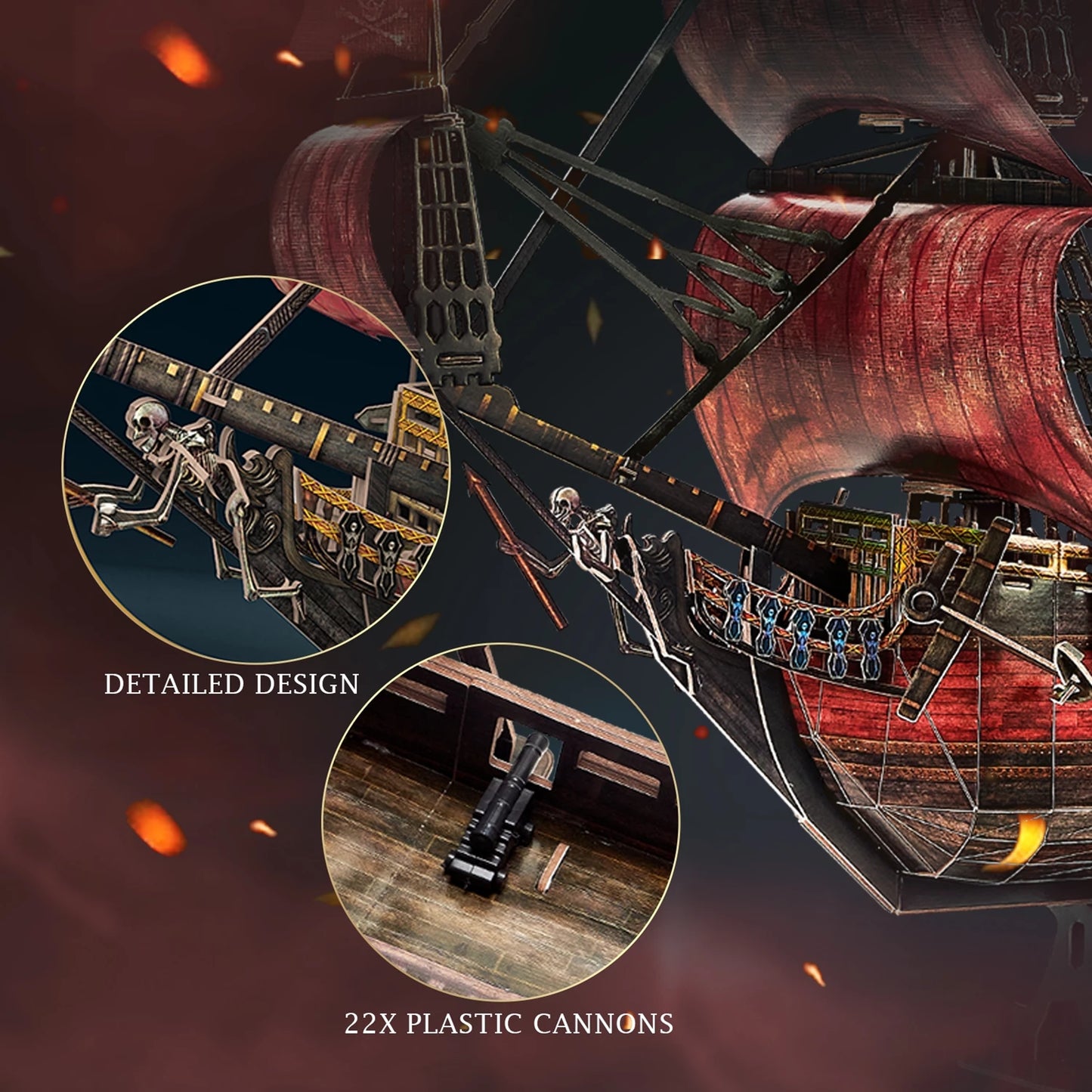 PUZZLE 3D LE REVANCHE DE LA REINE ANNE 391 PIÈCES