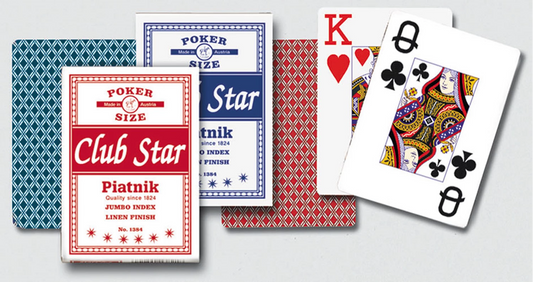 CLUB STAR, POKER, JUMBO INDEX, SF