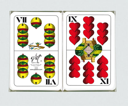 RIESEN-SPIELKARTEN, DEUTSCHE DOPPELKOPFKARTEN