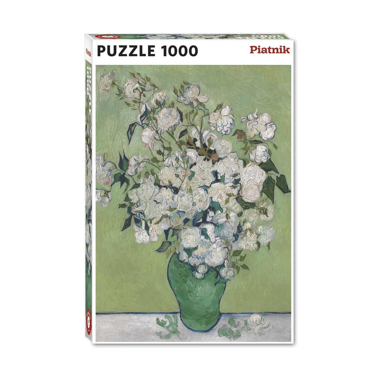 VAN GOGH : VASE AVEC ROSES BLANCHES, 1000 PIÈCES