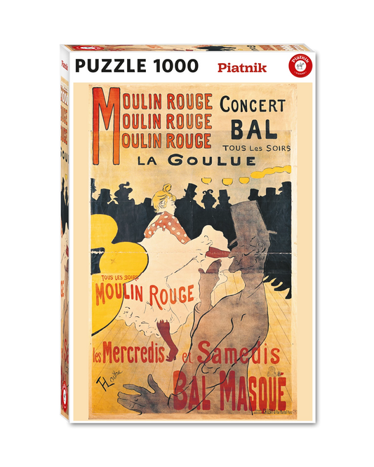 TOULOUSE-LAUTREC LA GOULUE 1000 PEZZI