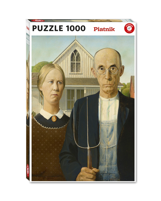 GRANT WOOD AMERICAN GOTHIC 1000 PEZZI