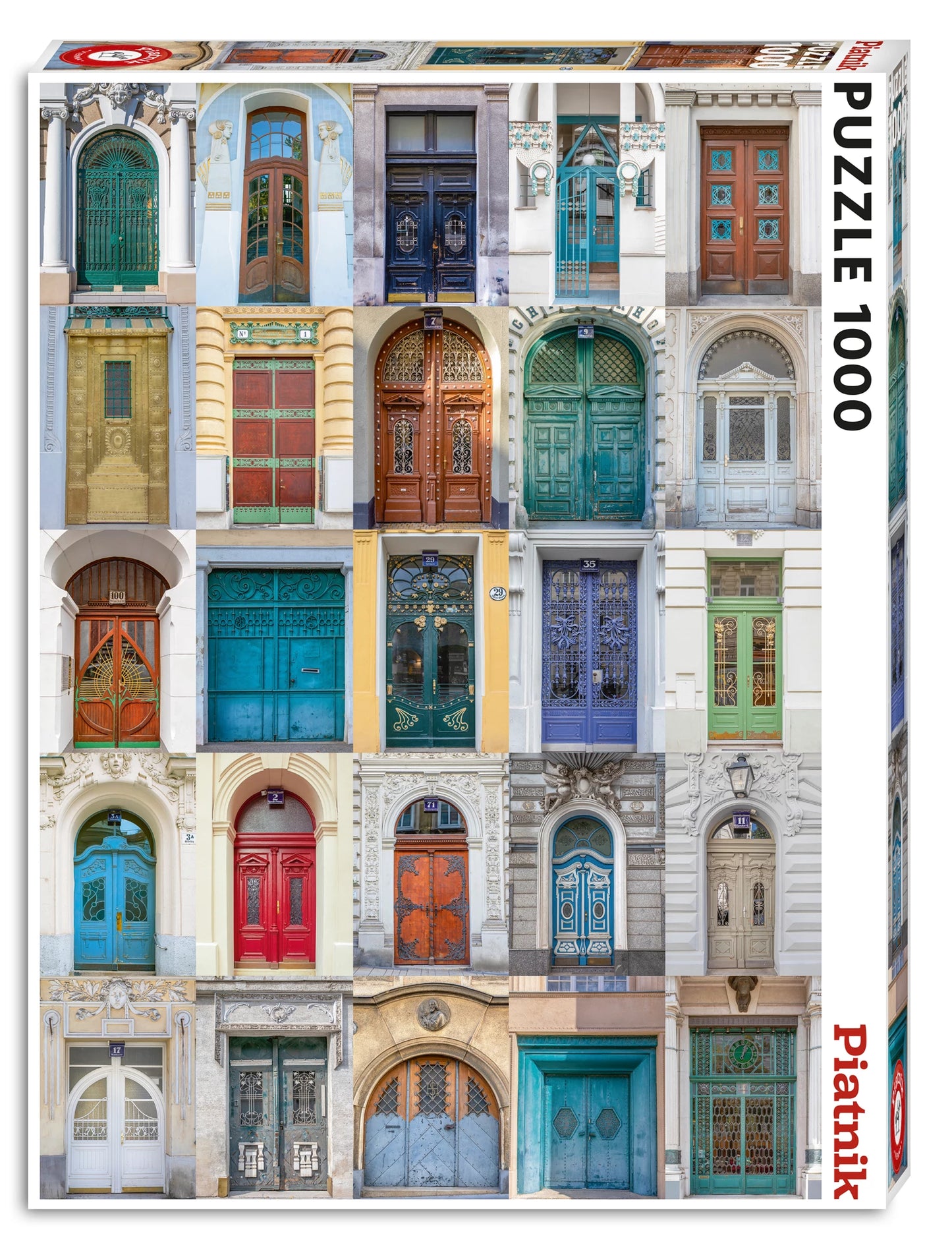 PORTES ART NOUVEAU 1000 PIÈCES