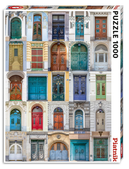 PORTES ART NOUVEAU 1000 PIÈCES