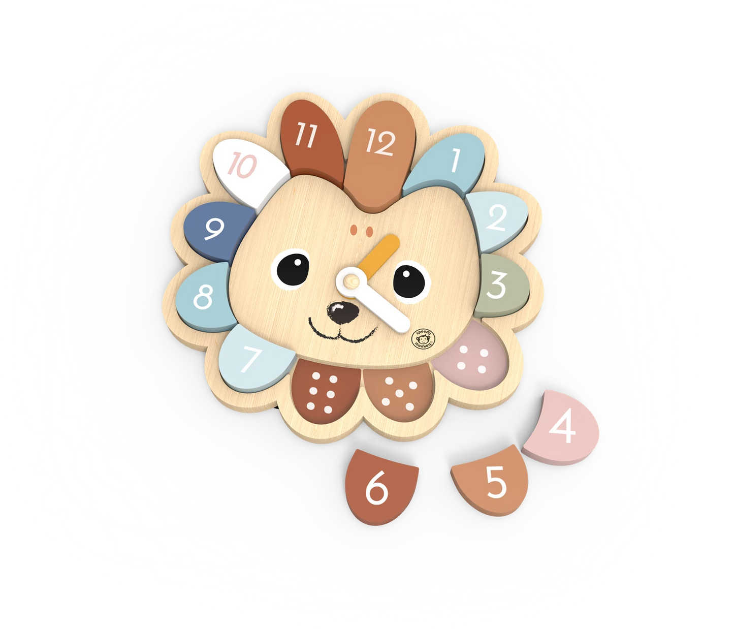 Hérisson de l'horloge didactique