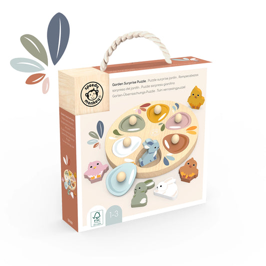 PUZZLE À ENCASTRER : LAPINS ET POUSSINS
