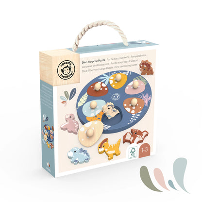 PUZZLE DE PRÉHENSION DINOSAURE