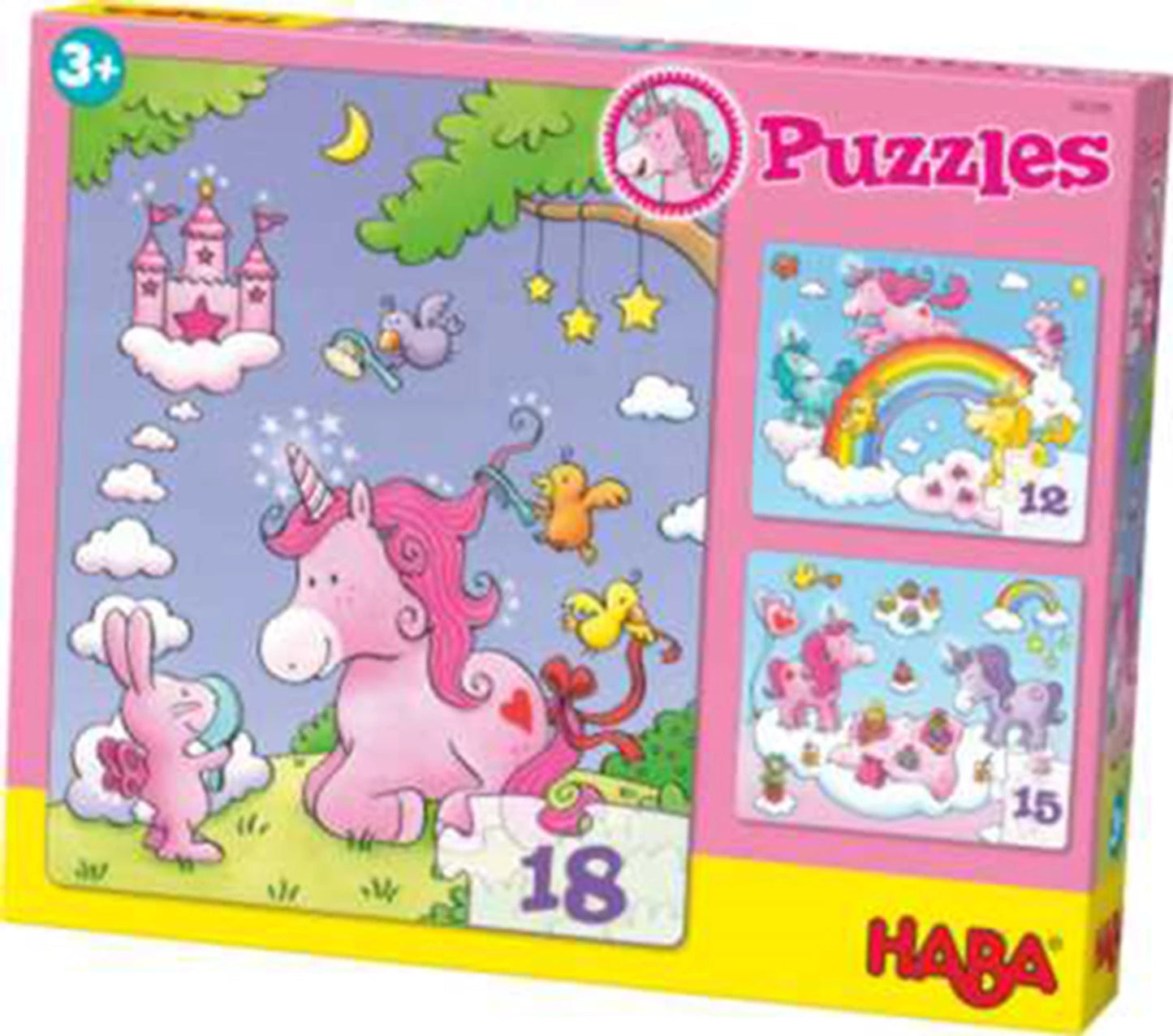 GLITZER-EINHORN-PUZZLE GLÜCK