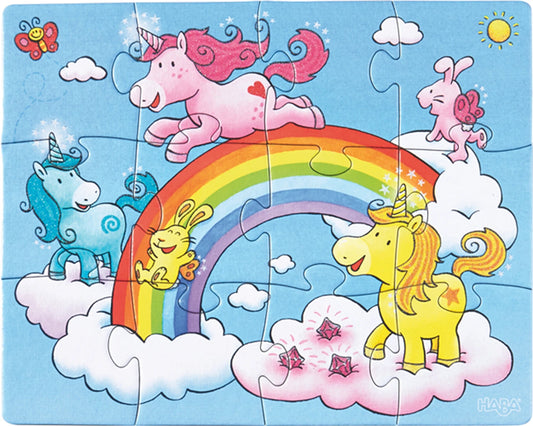 PUZZLE UNICORNO GLITTER FORTUNA
