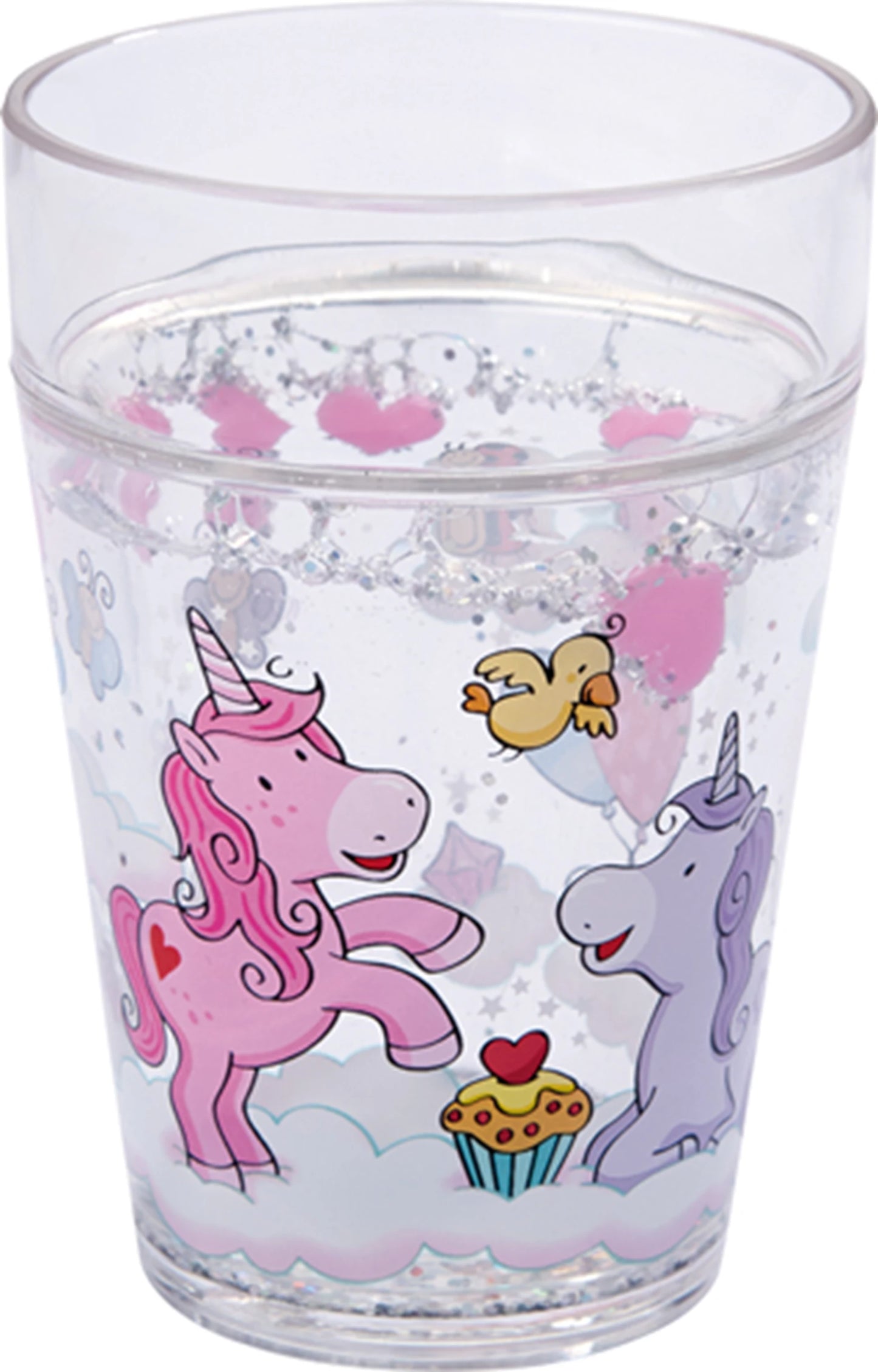 GLITZER-EINHORN-TASSE GLITZER-GLÜCK