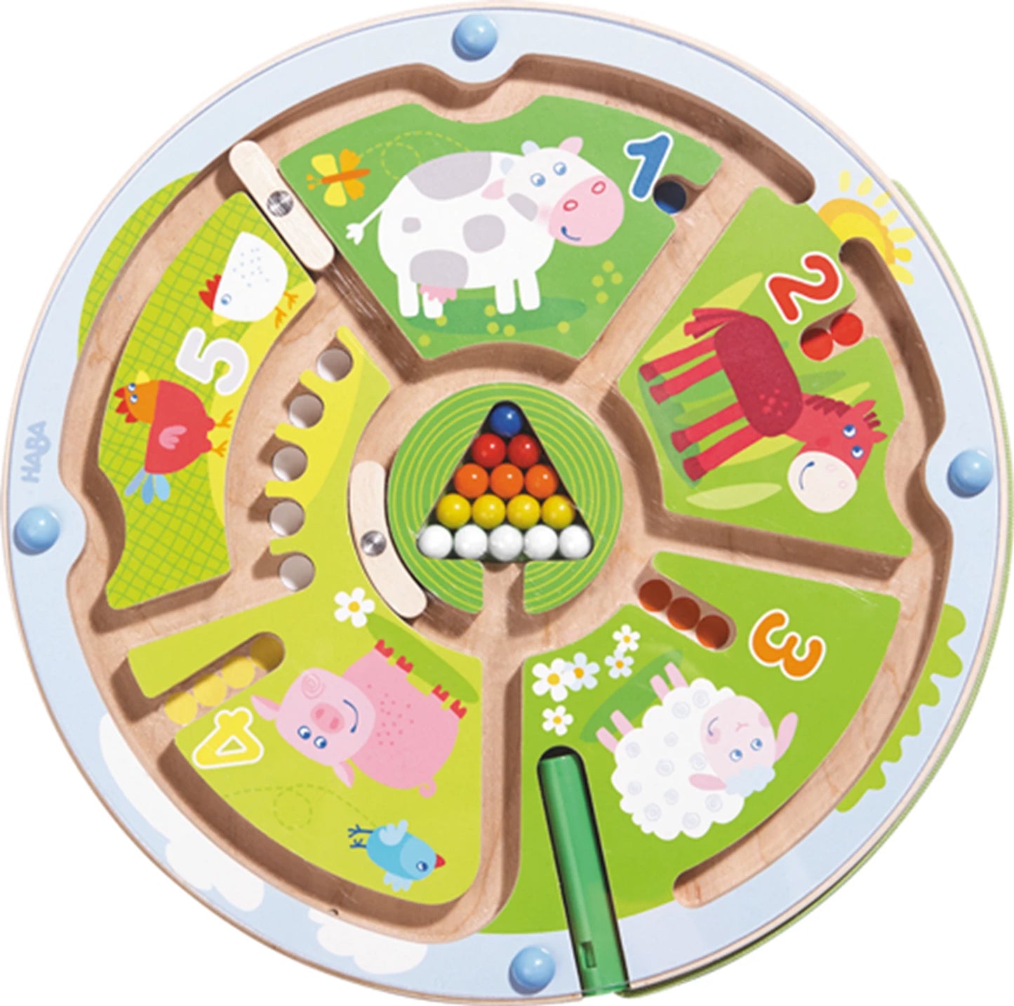 NUMMERNIRRGARTEN DES MAGNETSPIELS