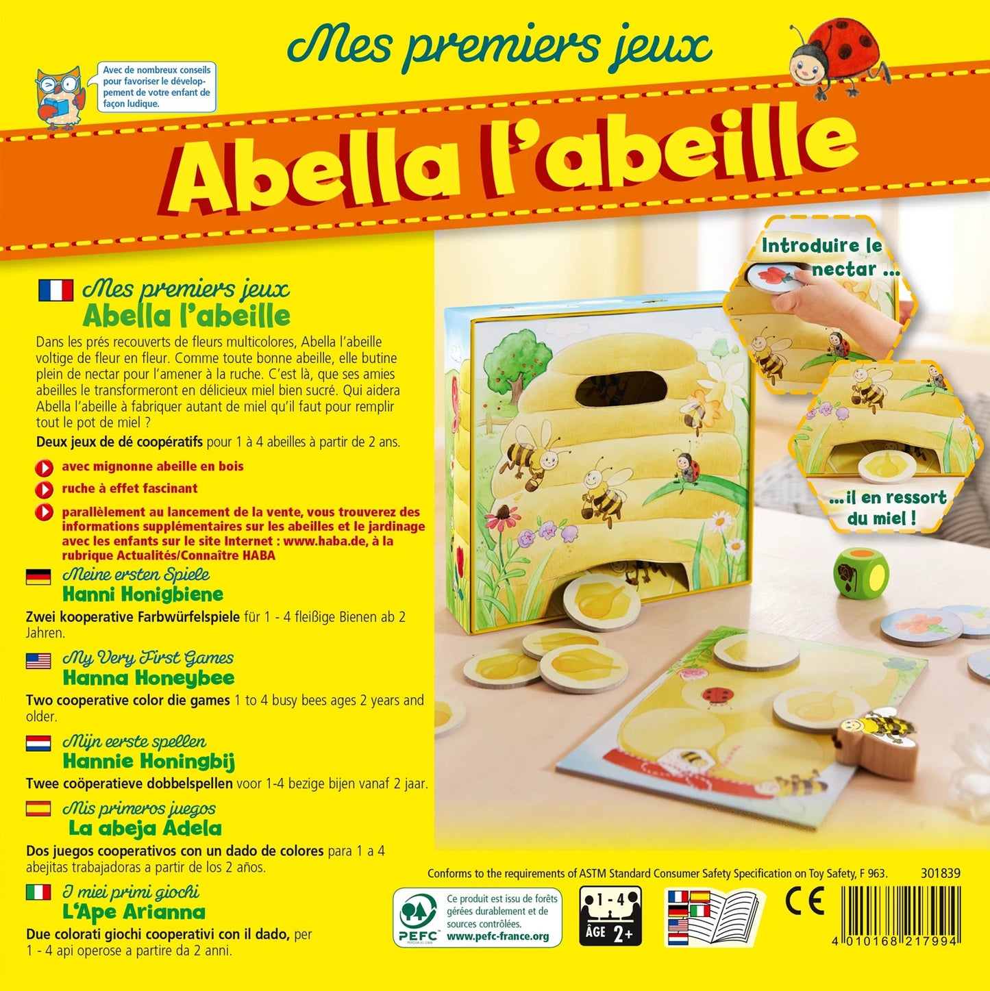 MES PREMIERS JEUX – ABELLA L'ABEILLE
