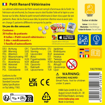 PETIT RENARD VÉTÉRINAIRE