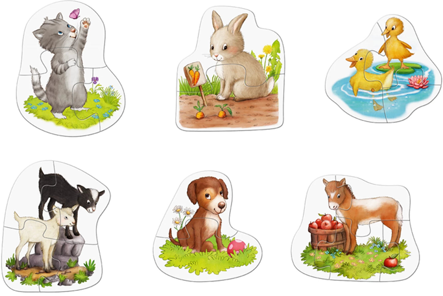 6 PREMIERS PUZZLES – BÉBÉS ANIMAUX