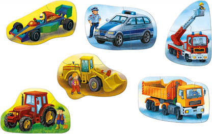 6 ERSTE PUZZLES – FAHRZEUGE