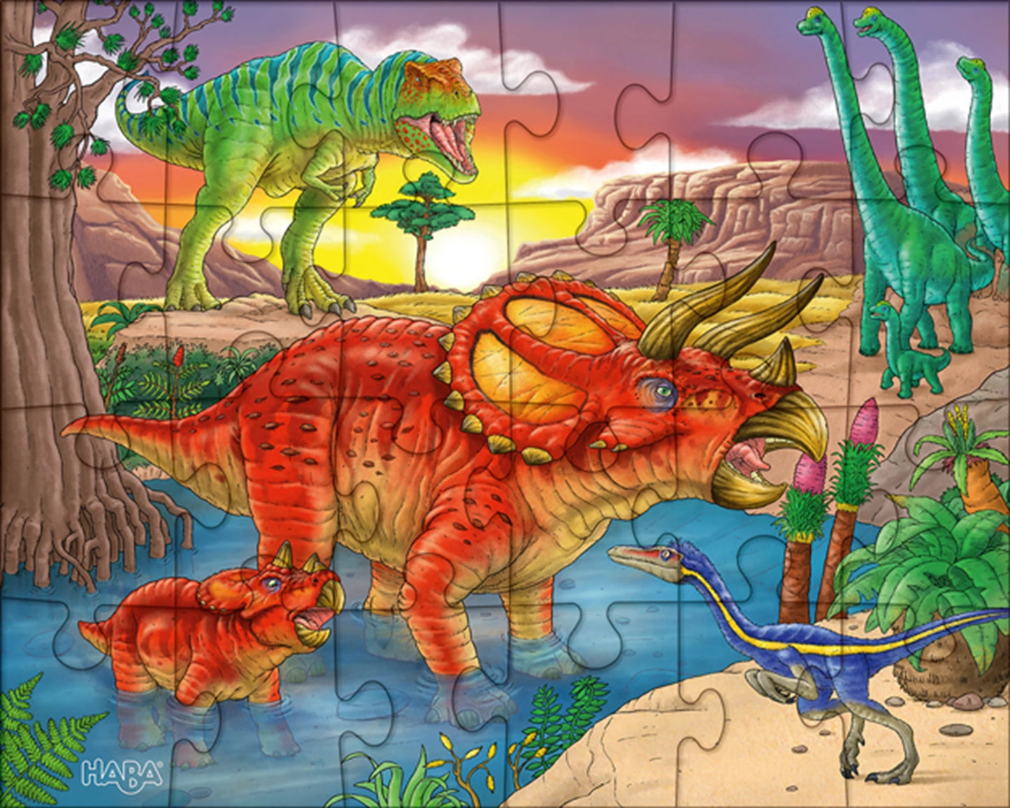 DINOSAURIER-PUZZLE