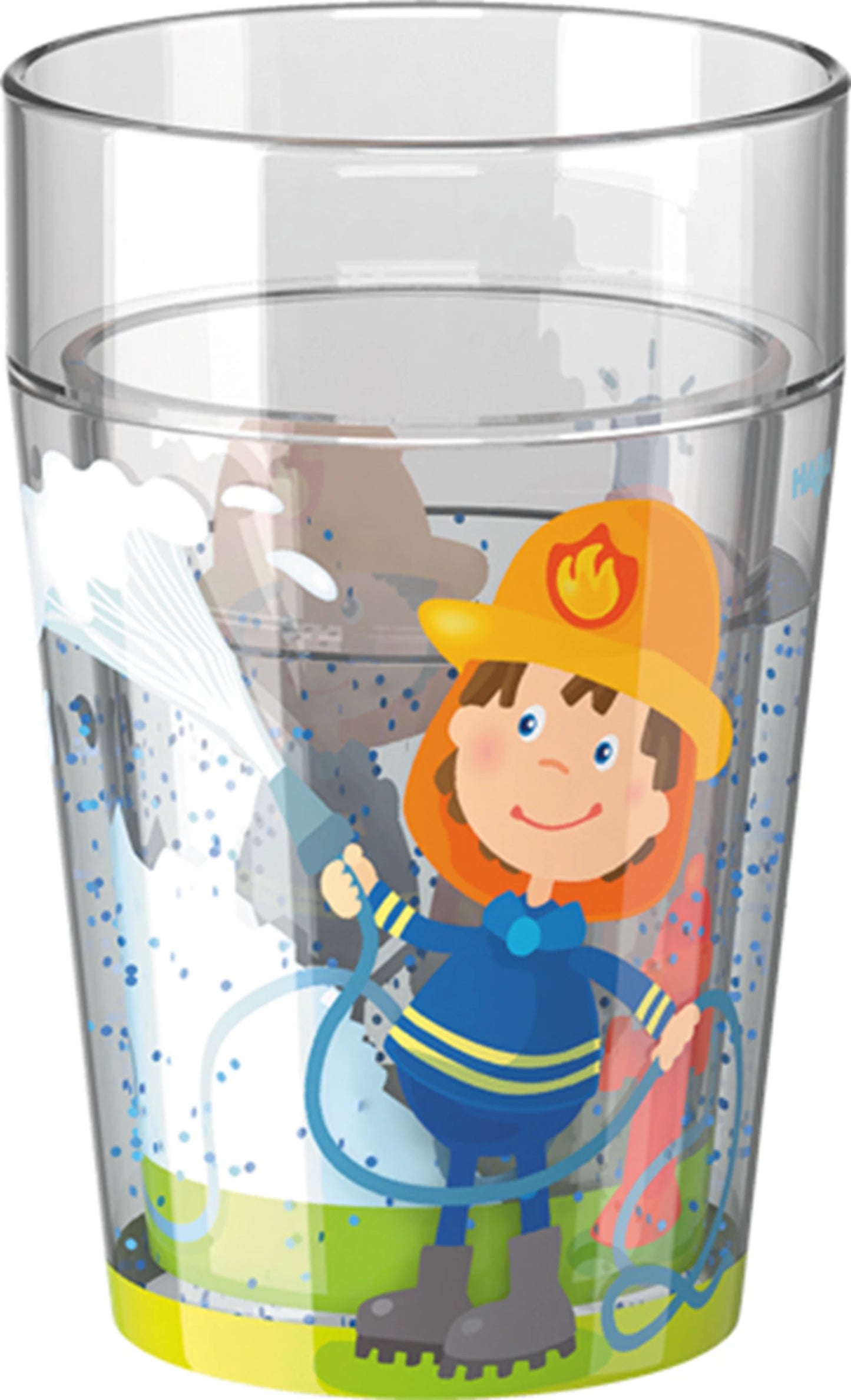 GLITZERTASSE FEUERWEHR